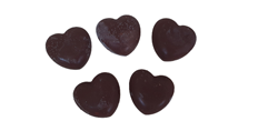 שוקולד פרלינים/לבבות 5 יח'